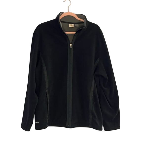 Aigle Polartec Full-Zip Fleece Jacket - Size L Black - Picture 1 of 7